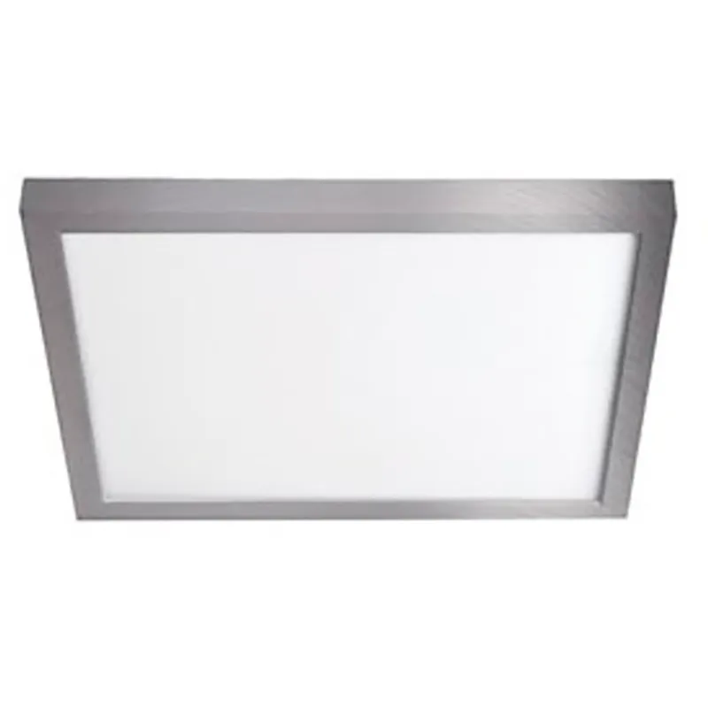 Square LED 7 inch Brushed Nickel Flush Mount Ceiling Light in 3000K, WAC Limited
