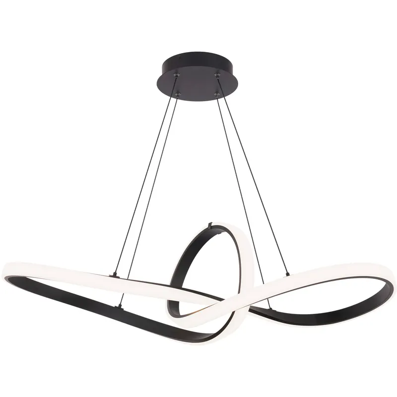 Vornado LED 14 inch Black Pendant Ceiling Light, dweLED