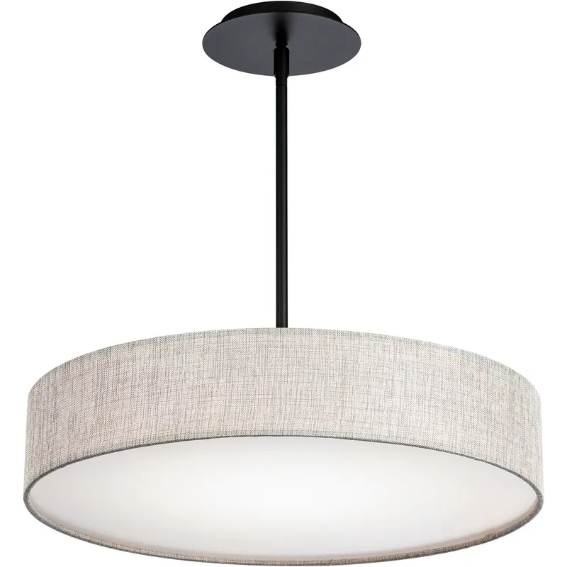 Manhattan LED 20 inch Black Pendant Ceiling Light, dweLED