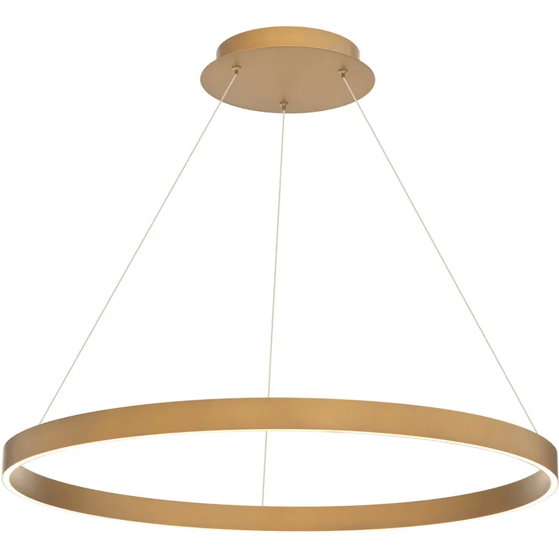 Sirius LED 31 inch Aged Brass Pendant Ceiling Light, dweLED