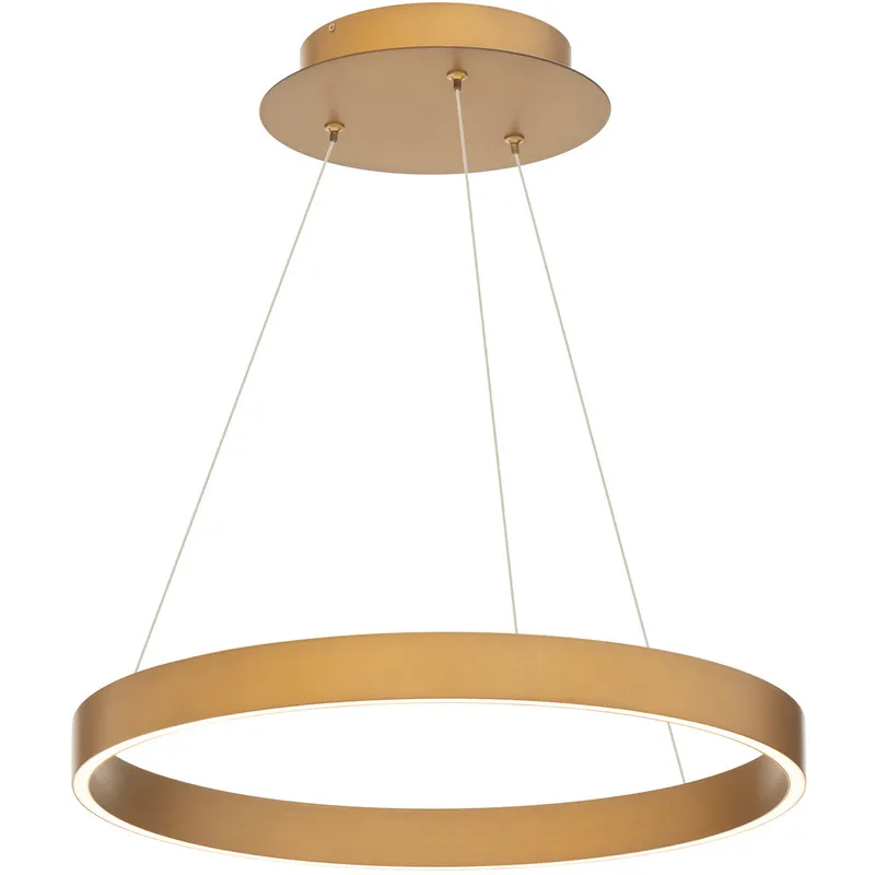 Sirius LED 18 inch Aged Brass Pendant Ceiling Light, dweLED