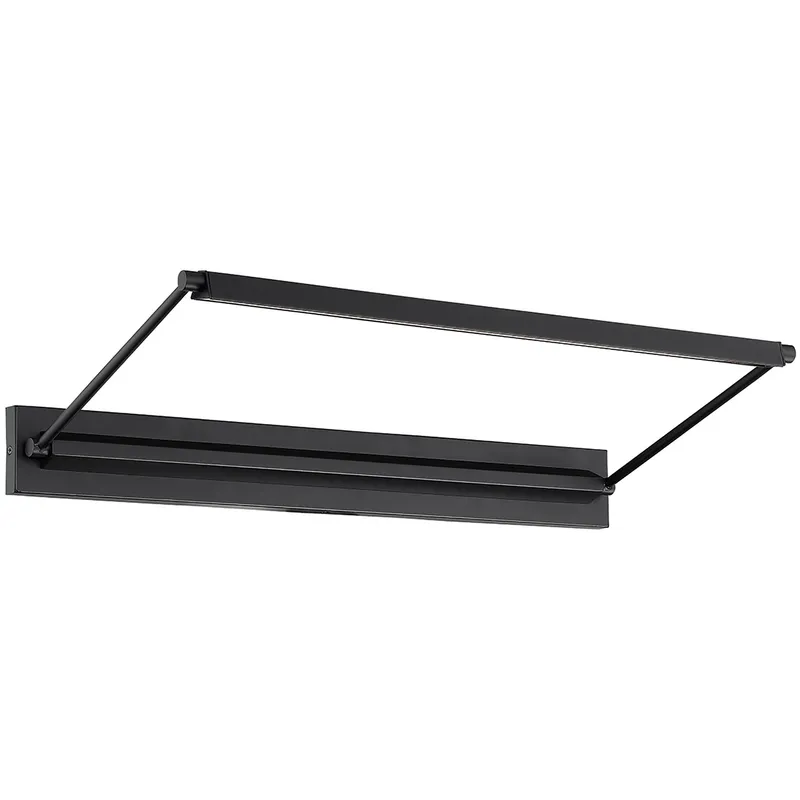 Hudson 17.50 watt 24 inch Black Picture Light Wall Light, dweLED