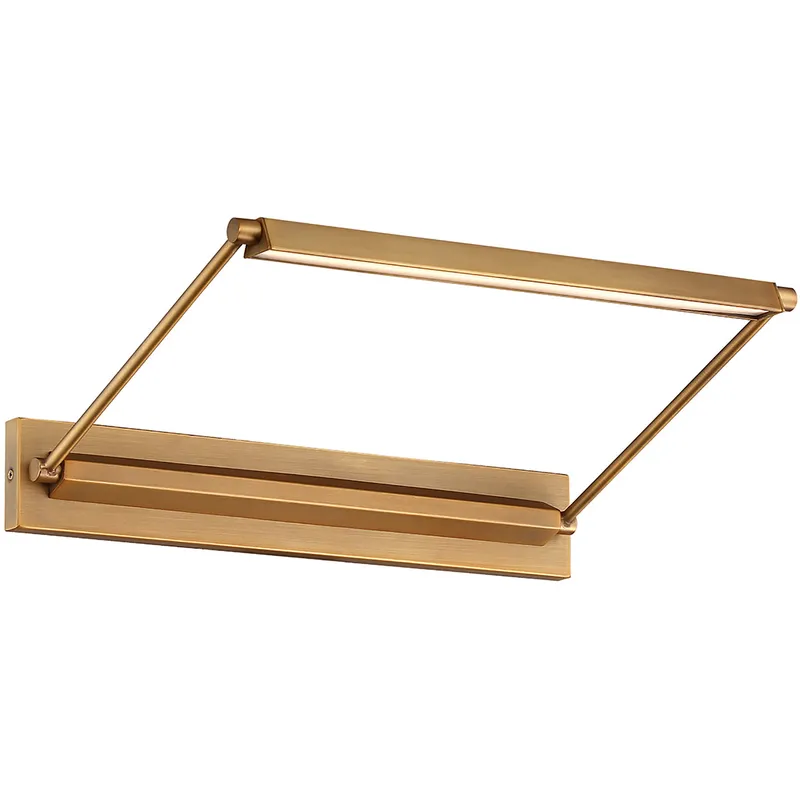 Hudson 14.00 watt 17 inch Aged Brass Picture Light Wall Light, dweLED