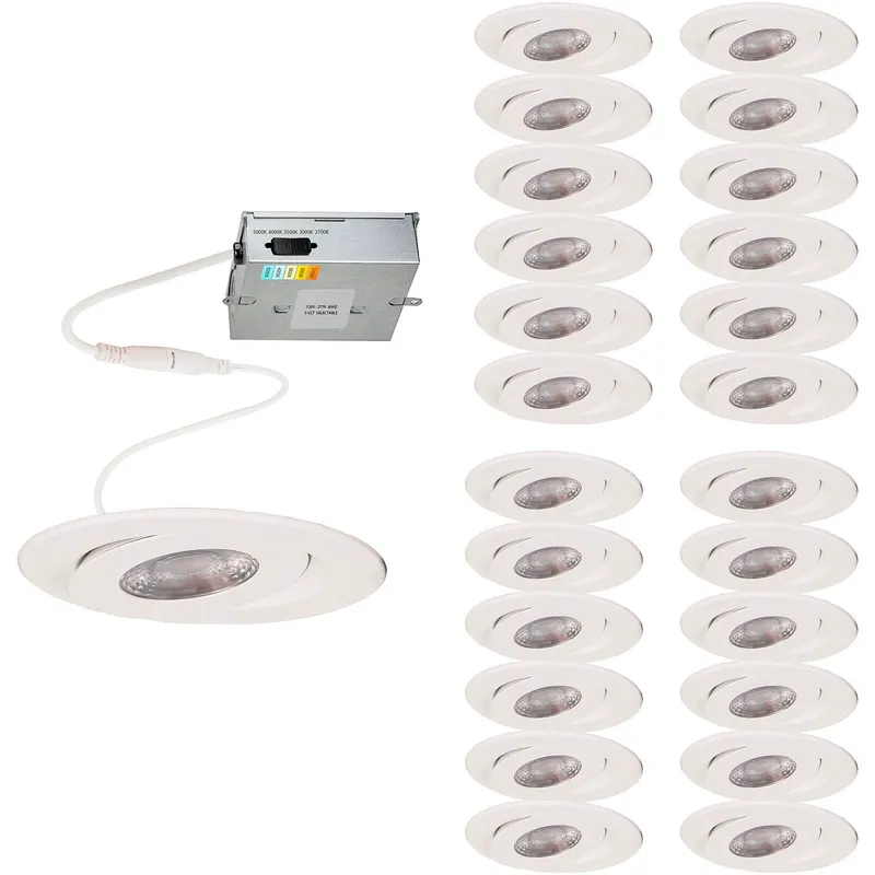 Lotos LED White Recessed Lighting in 24, WAC Limited