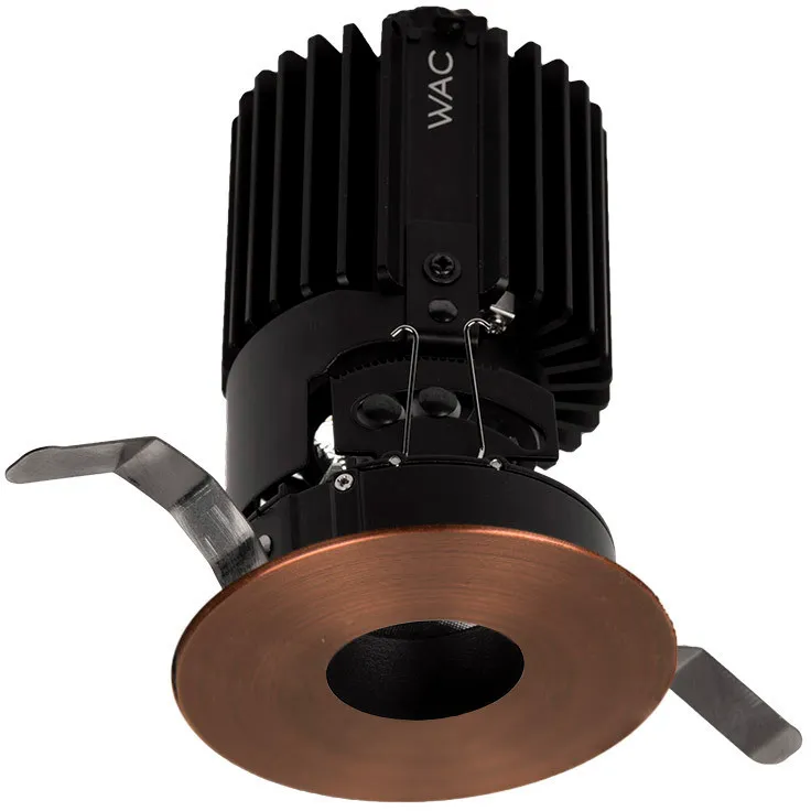 Volta LED Copper Bronze Recessed Lighting in Spot, 90, 3000K, Round