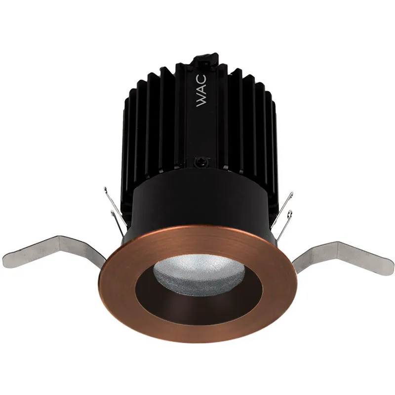 Volta LED Copper Bronze Recessed Lighting in Spot, 90, 3000K, Round
