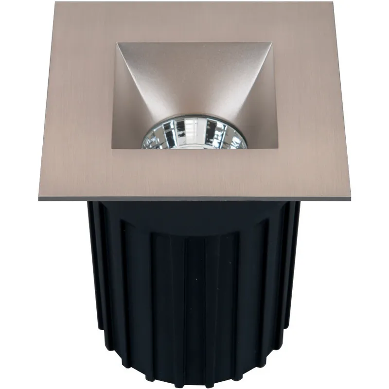 Ocularc LED Module - Driver Brushed Nickel Recessed Trims in Flood, 2700K, Square