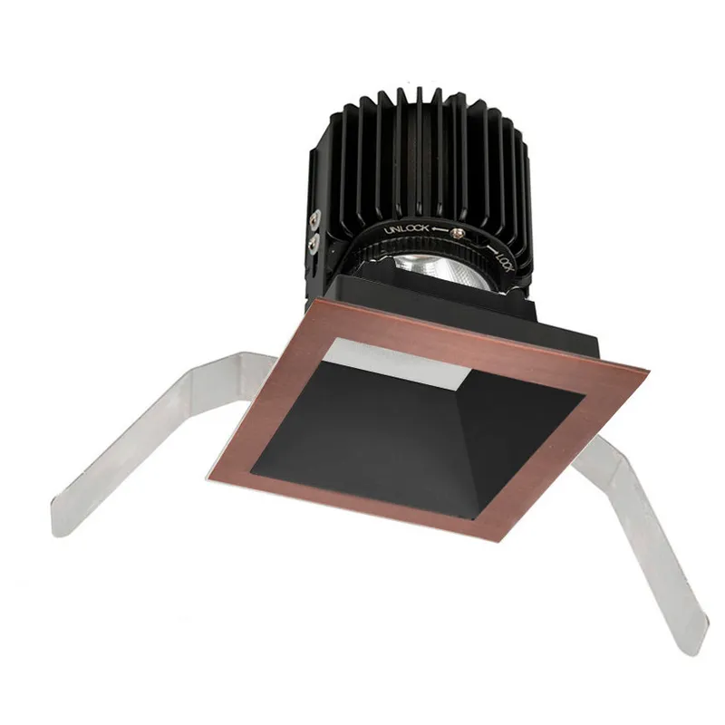 Volta LED Copper Bronze Recessed Lighting in Narrow, 85, 3000K
