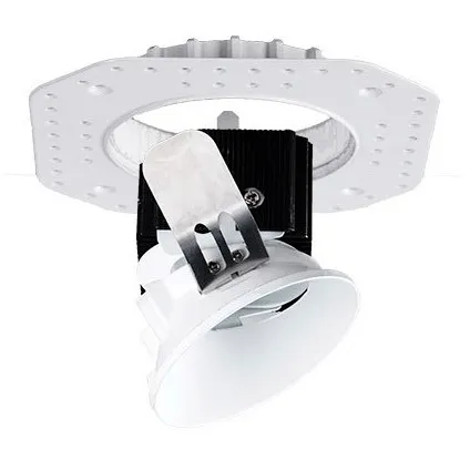 Aether Brushed Nickel Recessed Lighting in Narrow, 90, 3000K