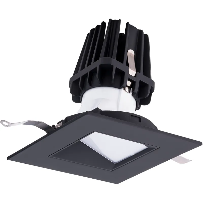 FQ Integrated LED Black Recessed Trim in 3500K, 4" LED