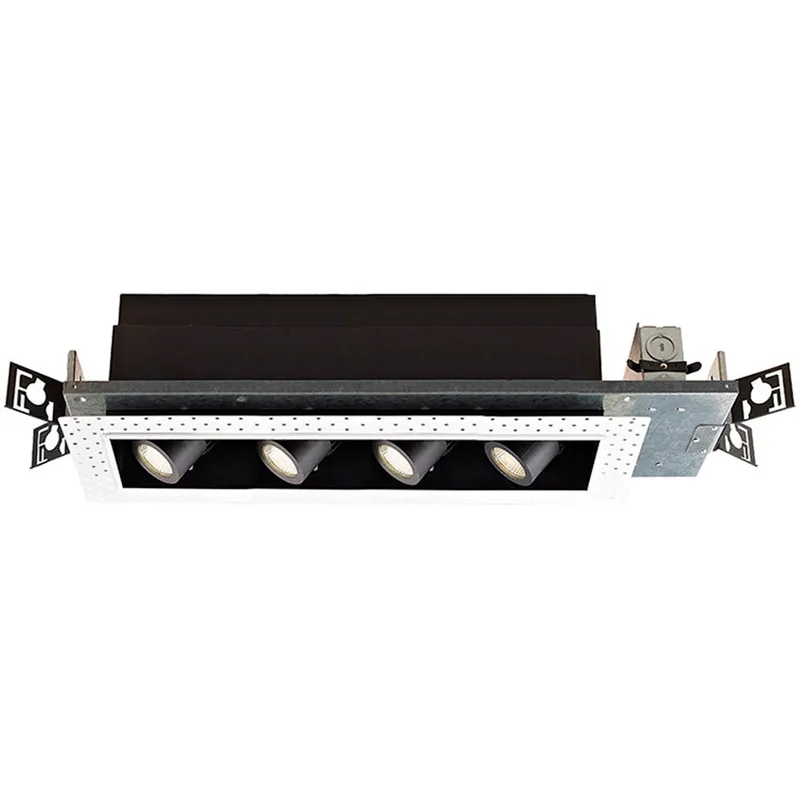 Precision Multiples LED Black Recessed Lighting in 2700K