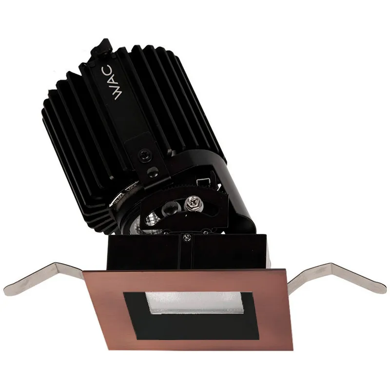 Volta LED Copper Bronze Recessed Lighting in Flood, 85, 2700K