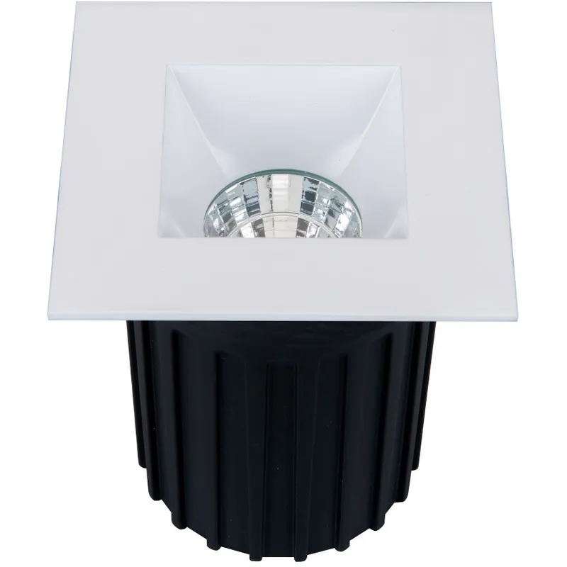Ocularc LED Module - Driver White Recessed Trims in Flood, 2700K, Square