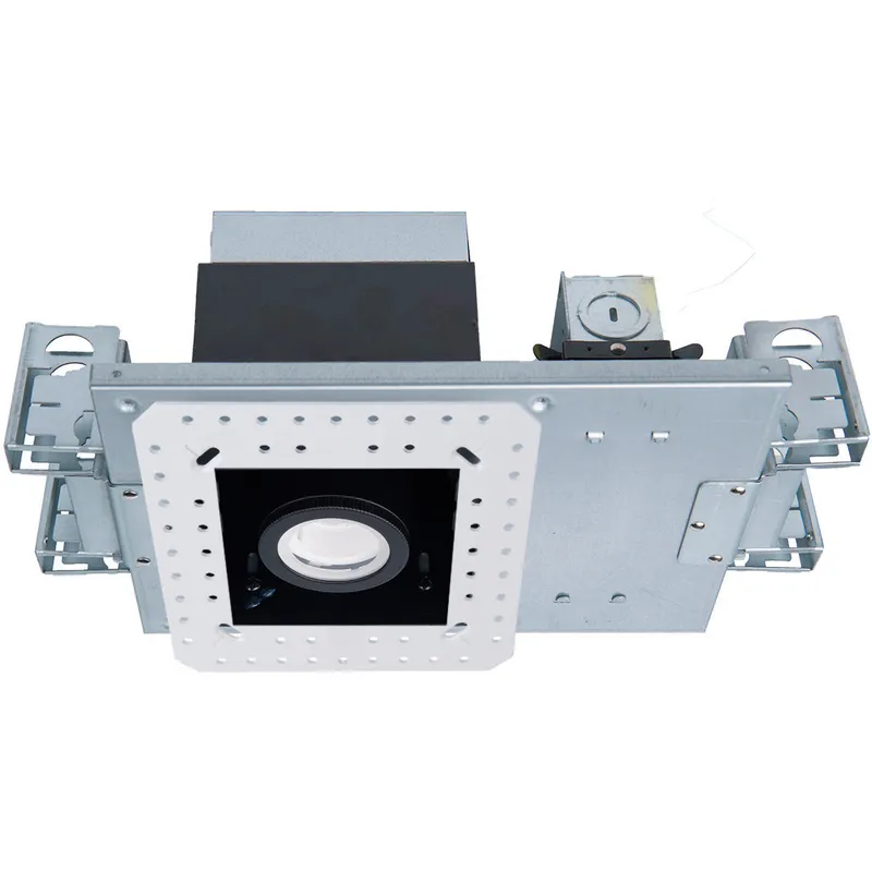 Silo Multiples LED White Black Recessed Lighting in 3000K, White/Black