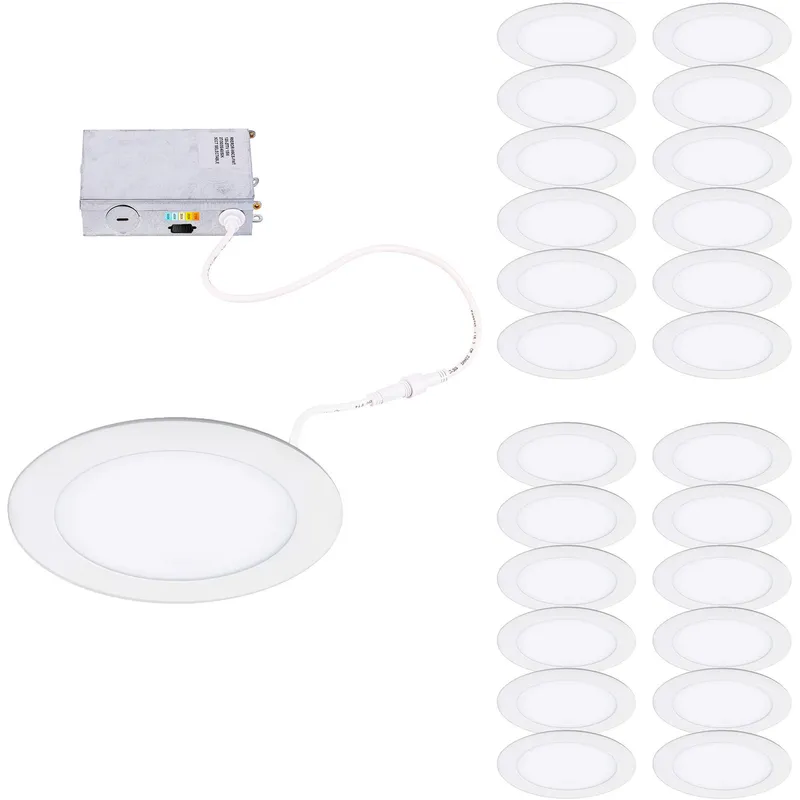 Lotos LED White Recessed Lighting in 24, WAC Limited