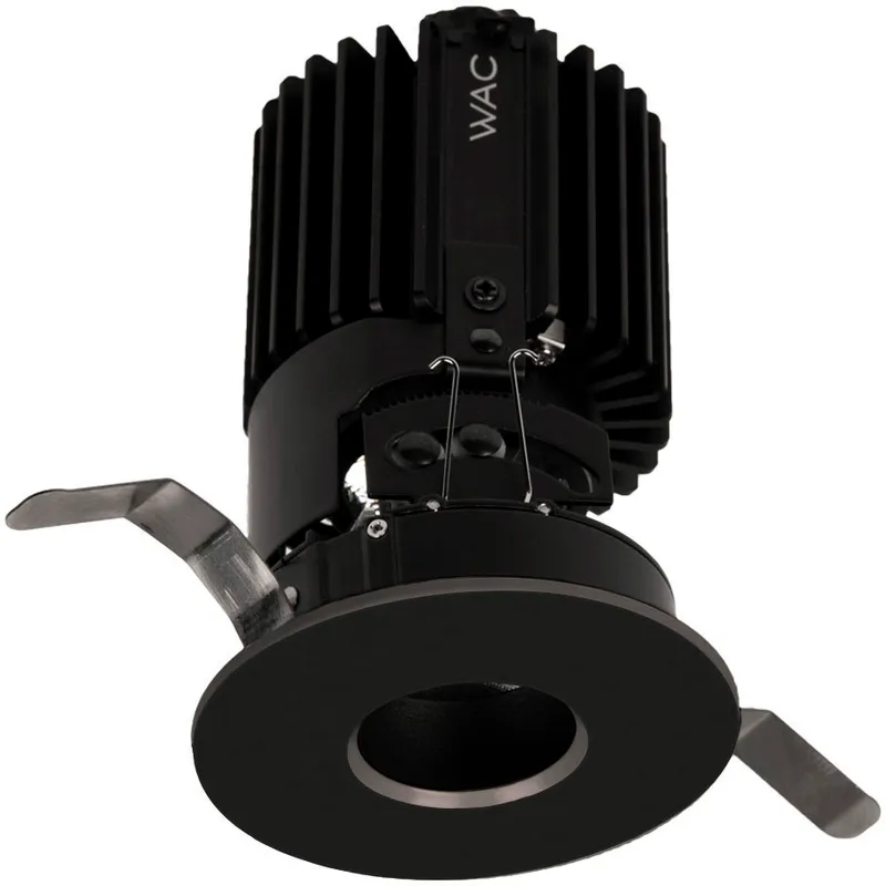 Volta LED Black Recessed Lighting in Spot, 85, 3500K, Round
