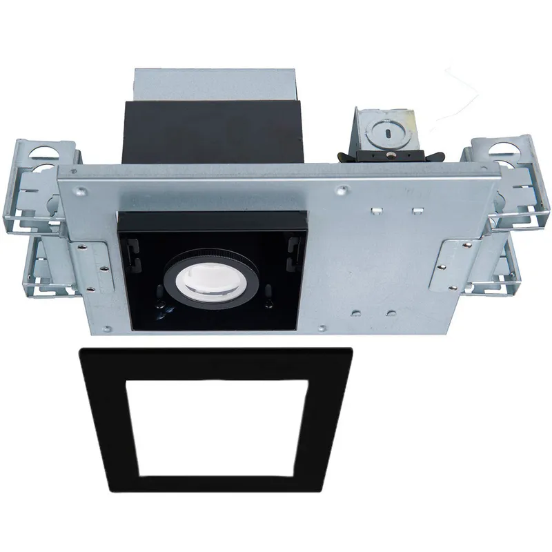 Silo Multiples LED Black Black Recessed Lighting in 3500K, Black/Black