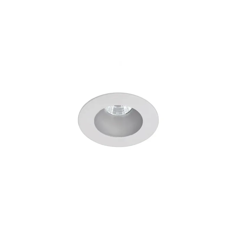 Ocularc LED Module - Driver Haze/White Recessed Trims in Flood, 3000K, Square
