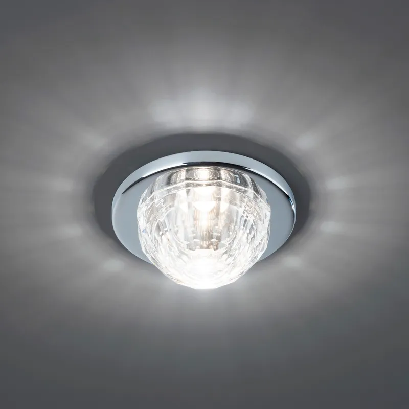 Elipse Integrated LED Clear Chrome Recessed Lighting