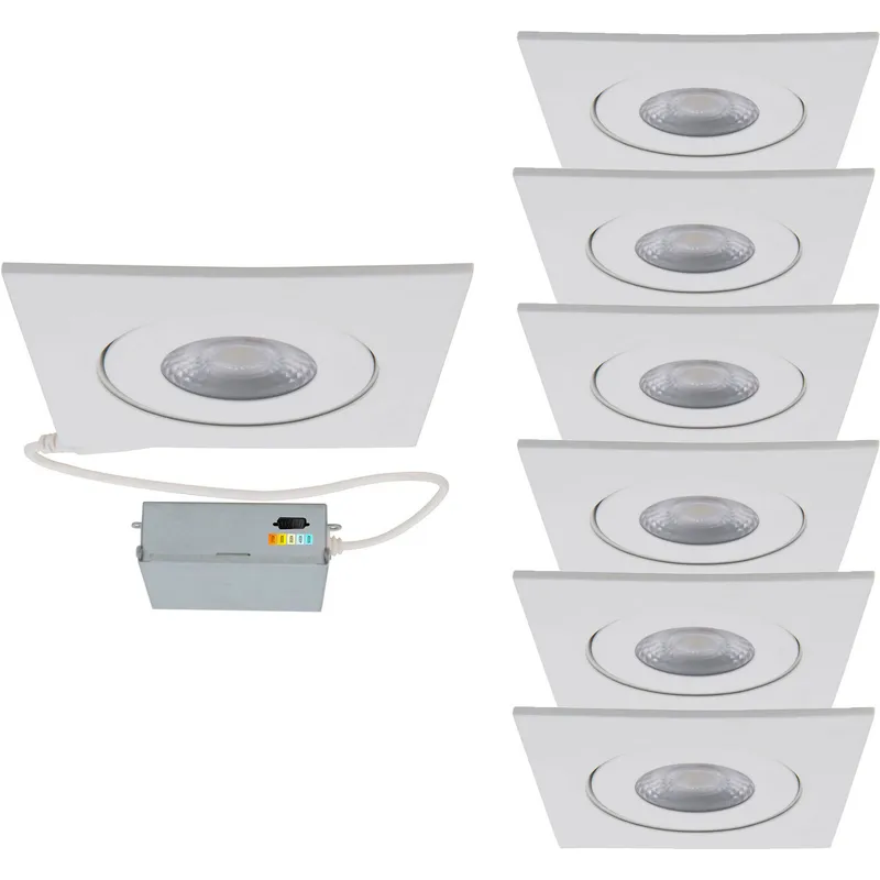 Lotos LED White Recessed Lighting in 6, WAC Limited
