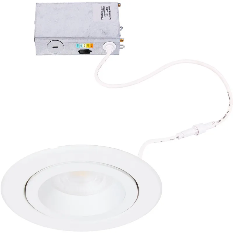 Lotos LED White Complete Kit Recessed Lighting