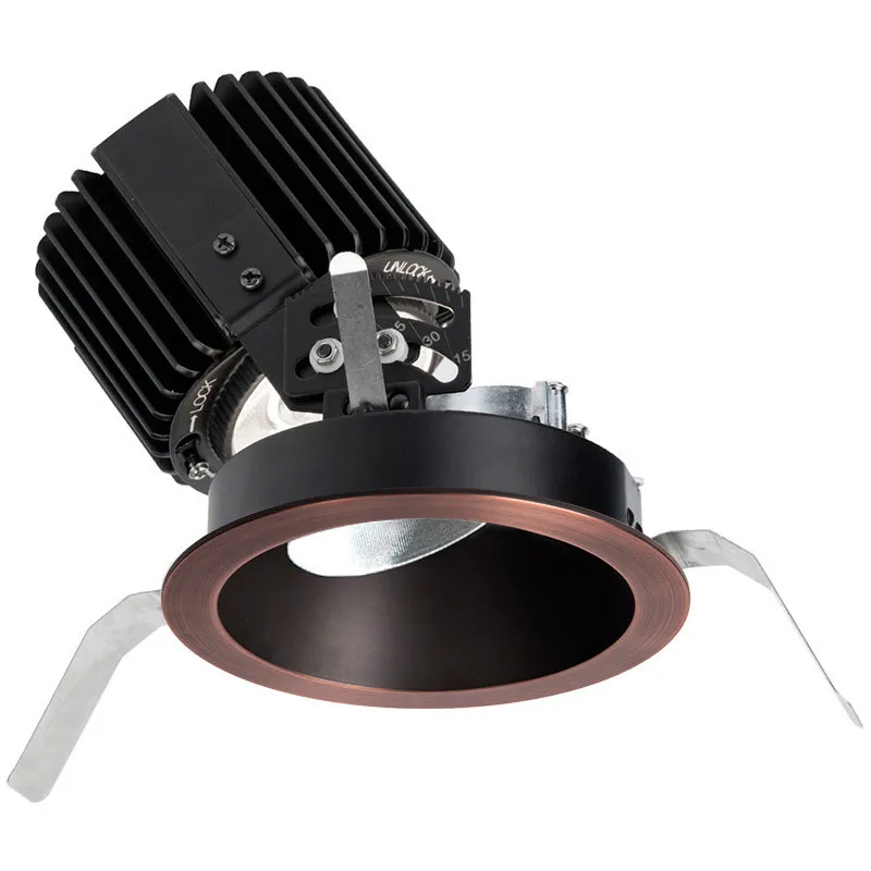 Volta LED Copper Bronze Recessed Lighting in Spot, 85, 2700K