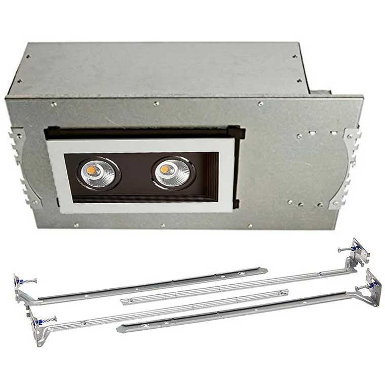 Mini LED Multiple Spots LED Black Multiple Recessed Trim in Flood, 3000K, Non-IC Airtight New Construction