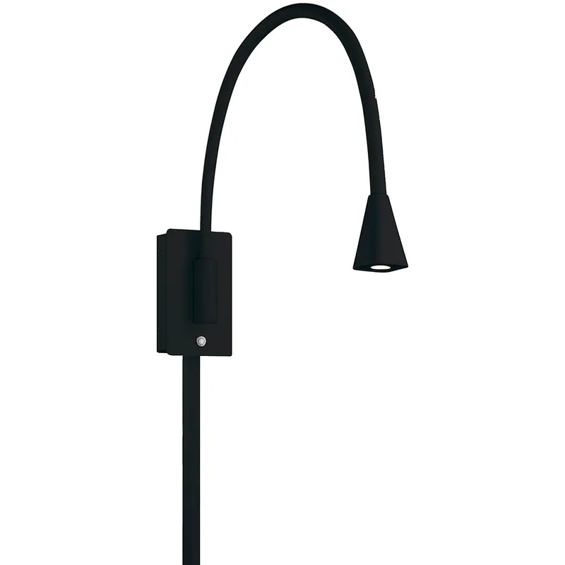 Stretch Reading Light Wall Light in Black, dweLED