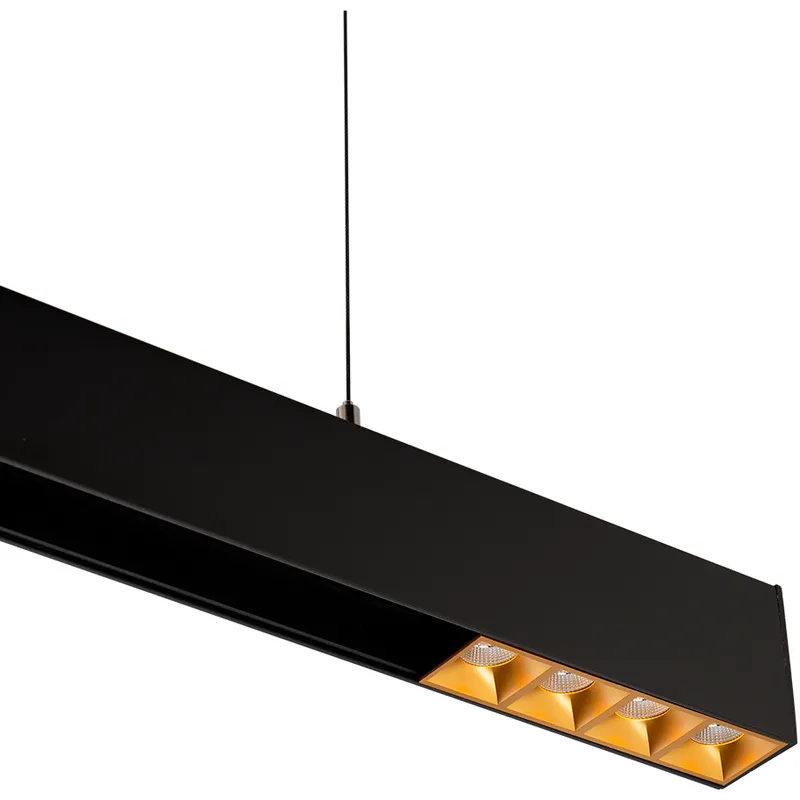 Ventrix 1 Light 48 Gold Track Fixtures Ceiling Light