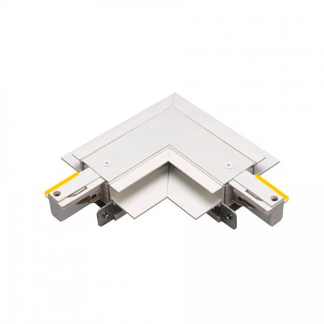 Recessed L Connecter 277 White Track Accessory Ceiling Light