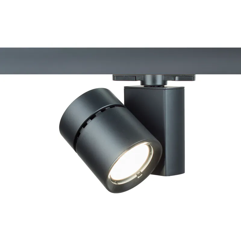 Exterminator II 1 Light 277 Black Track Head Ceiling Light in 85, 4000K