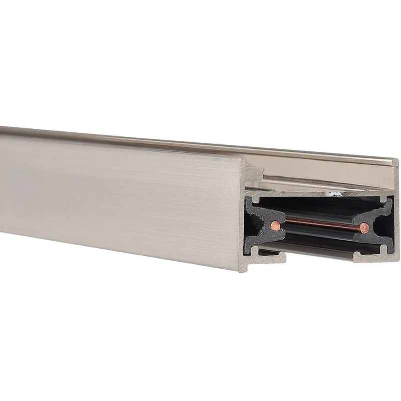 L Track 120 Brushed Nickel Track Component Ceiling Light