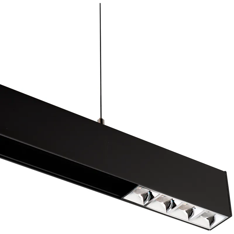 Ventrix 1 Light 48 Chrome Track Fixtures Ceiling Light
