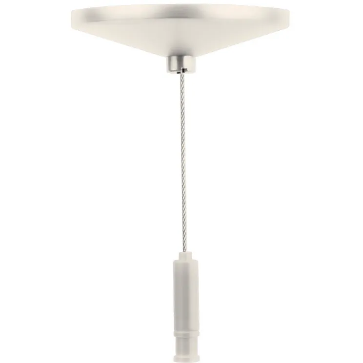 Pendant Stem Kit White Track Accessory Ceiling Light