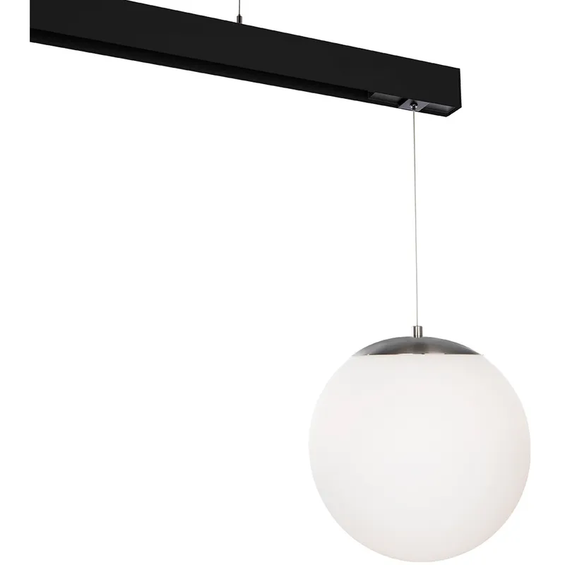 Ventrix 1 Light 48 Satin Nickel Track Fixtures Ceiling Light