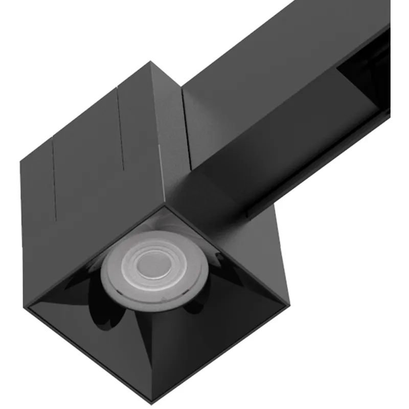 Ventrix 1 Light 48 Black Track Fixtures Ceiling Light