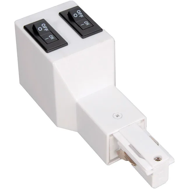 W2 Surface Track Limiter 1 Light 277 Black Track Accessory Ceiling Light