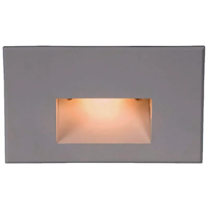 WAC 120V Step Light LED 1.5 inch Graphite ADA Step and Wall Light in 2700K Warm LED, WAC Lighting