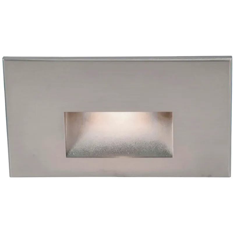 WAC 120V Step Light LED 1.5 inch Stainless Steel ADA Step and Wall Light in 3000K Warm White LED, WAC Lighting