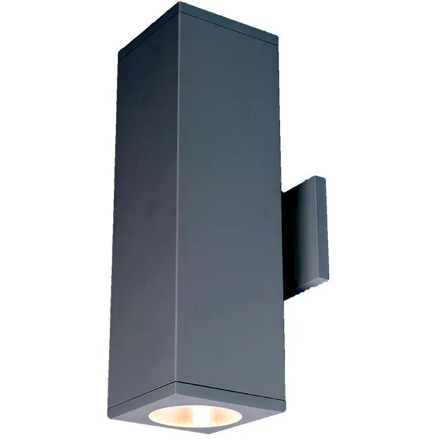 Cube Arch LED 4.5 inch Graphite Sconce Wall Light in Narrow, 85, 3000K, Straight Up/Down