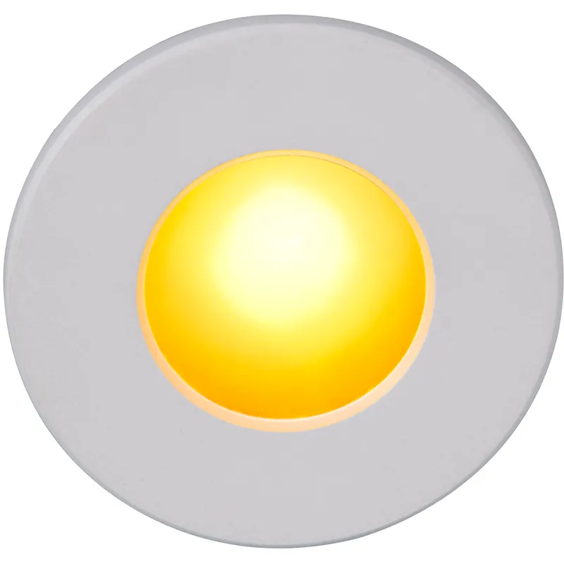 WAC 120V Step Light LED 3 inch White ADA Step and Wall Light in Amber, WAC Lighting