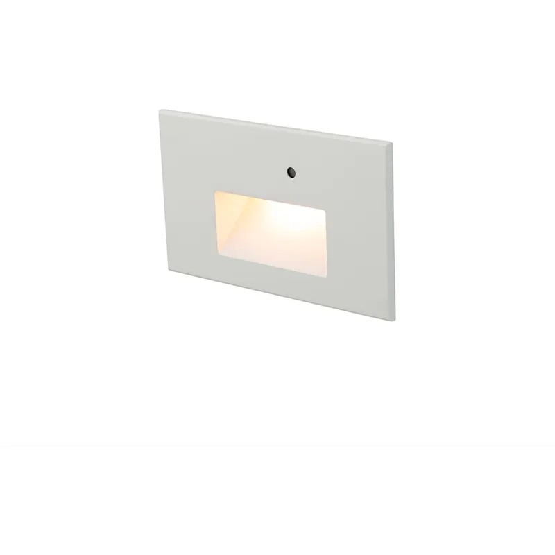 WAC 120V Step Light LED 1.5 inch White ADA Step and Wall Light in 3000K Warm White LED, WAC Lighting