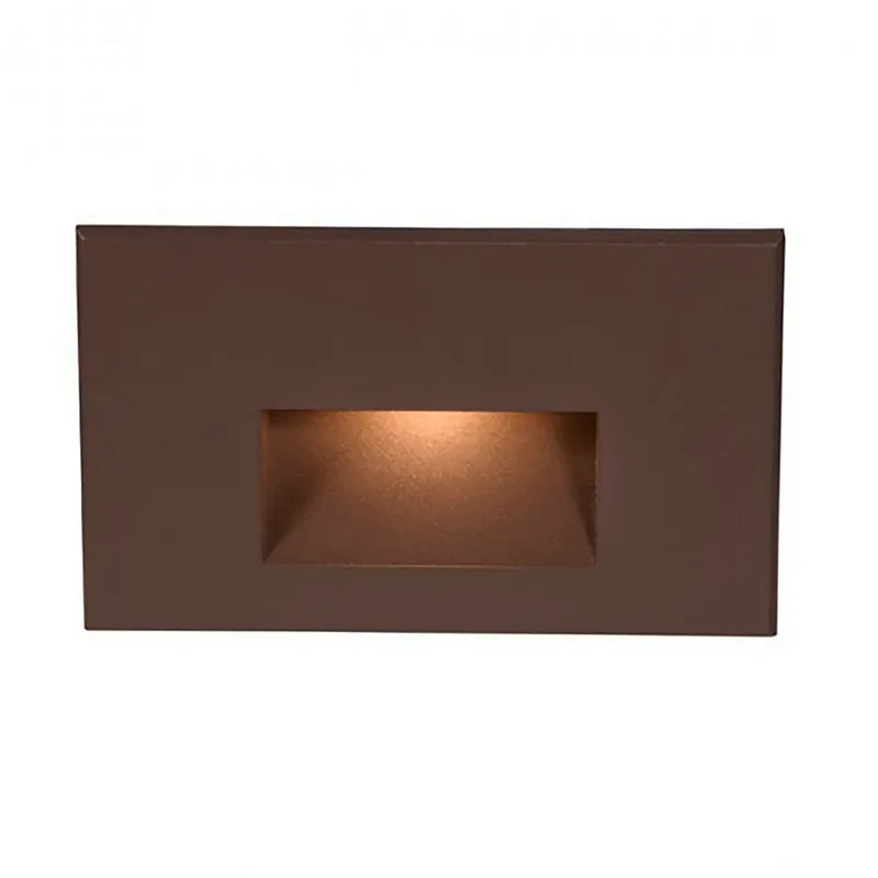 WAC 120V Step Light LED 1.5 inch Bronze ADA Step and Wall Light in 2700K Warm LED, WAC Lighting