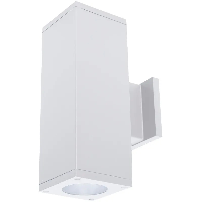 Cube Arch LED 5.5 inch White Sconce Wall Light in Spot, 85, 3500K, Straight Up/Down