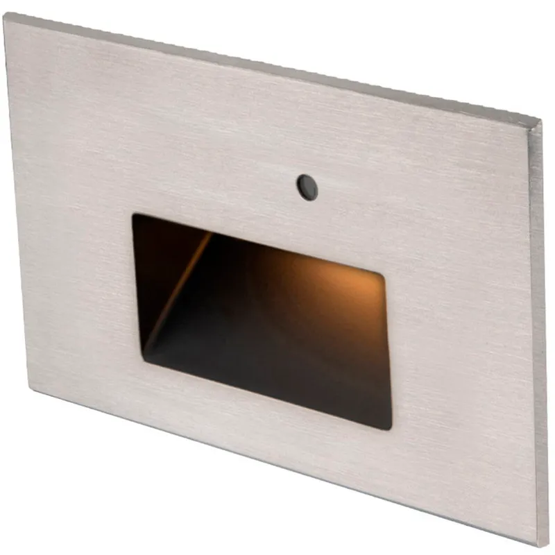 WAC 120V Step Light LED 1.5 inch Stainless Steel ADA Step and Wall Light in 3000K Warm White LED, WAC Lighting