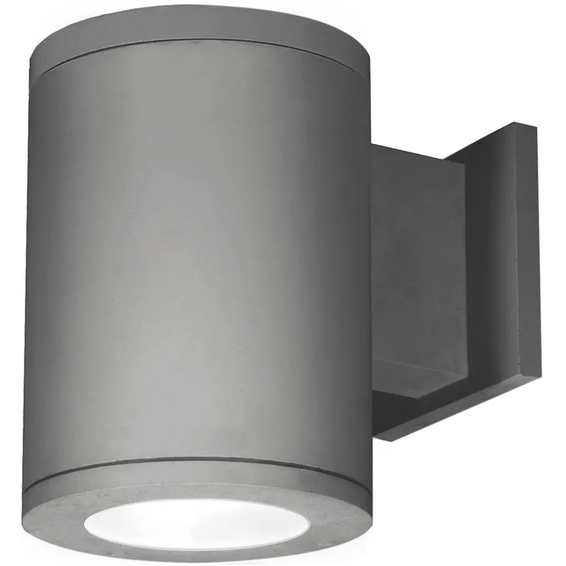 Tube Arch Sconce Wall Light in Flood, 85, 3000K, Graphite, Towards Wall