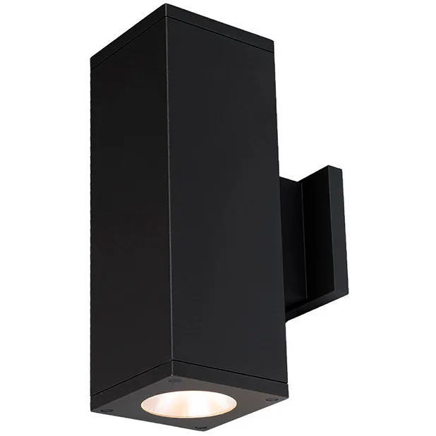 Cube Arch LED 4.5 inch Black Sconce Wall Light in Narrow, 90, 3000K, Straight Up/Down