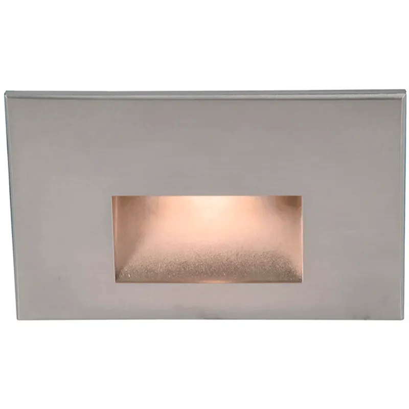 WAC 120V Step Light LED 1.5 inch Stainless Steel ADA Step and Wall Light in 2700K Warm LED, WAC Lighting