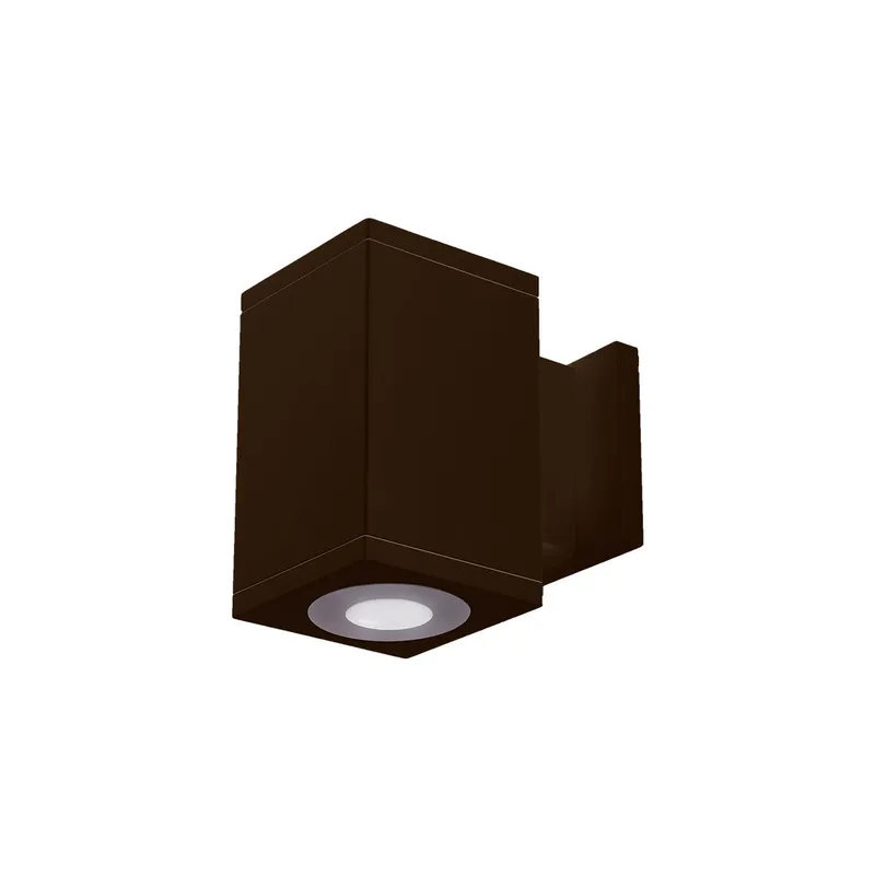 Cube Arch LED 4.5 inch Bronze Sconce Wall Light in Flood, 90, 2700K, Away From Wall