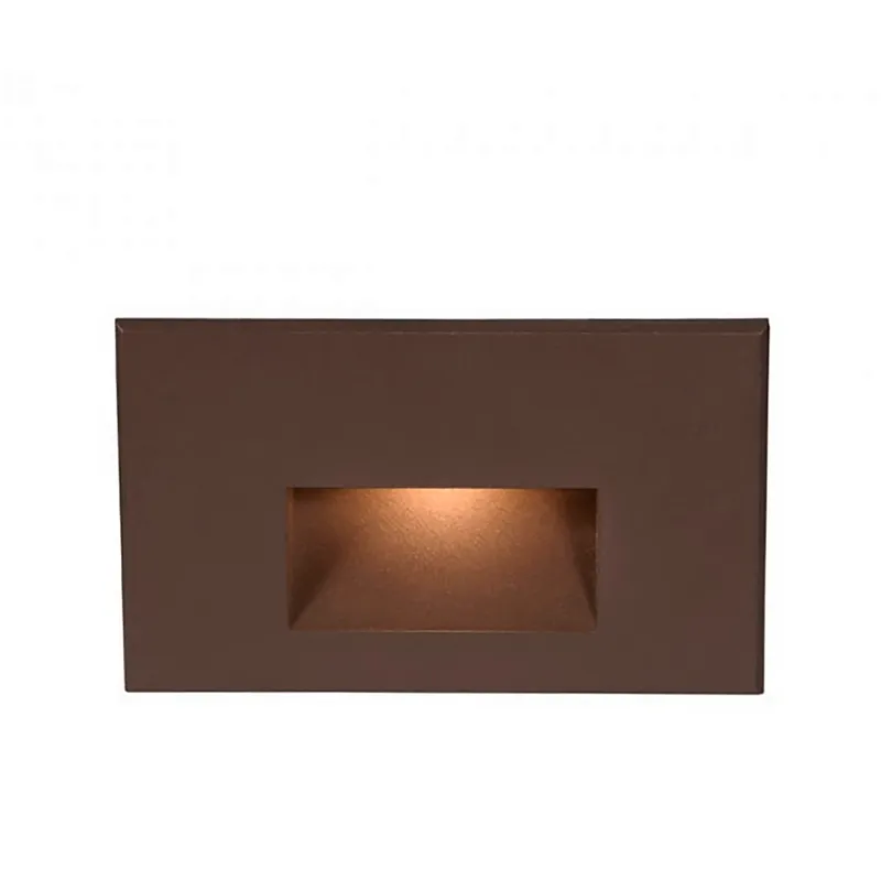 WAC 120V Step Light LED 1.5 inch Solid Brass Coated in Bronze ADA Step and Wall Light in 2700K Warm LED, WAC Lighting